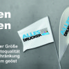 Die Zaunfahne als Werbefahne