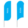 Beachflags bestellt man beim Allesdrucker